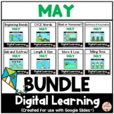MAY - Literacy & Math Fun {Google Slides™/Classroom™}