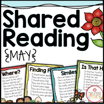 Preview of MAY SHARED READING {SIGHT WORD POEMS}May Shared Reading (Sight Word Poems)