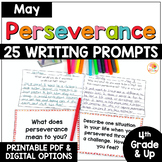 MAY Social-Emotional Learning Daily Writing Prompts: Perseverance