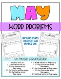 MAY Word Problems (w/ C.U.B.E.S checklist)