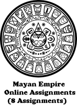 Preview of MAYAN EMPIRE ONLINE  ASSIGNMENT BUNDLE (MICROSOFT WORD)