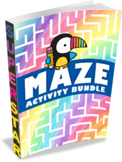 MAZE Activity Bundle: ABC, Sight Words, Shapes, Numbers, E