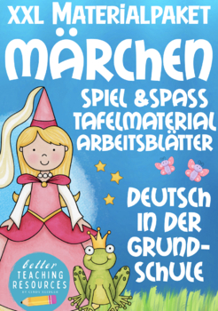 Preview of MÄRCHEN XXL Deutsch / German fairy tales BUNDLE Unterrichtsmaterial DAZ