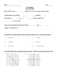 Math 7 / Pre-Algebra Direct Variation WS
