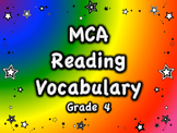 MCA Reading Standardized Test Vocabulary, All Standards Grade 4
