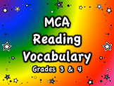 MCA Reading Standardized Test Vocabulary, All Standards Gr