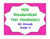 MCA Standardized Test Vocabulary, All Strands Grade 4