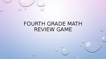 Preview of MCAS Jeporady Review Game