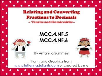 Preview of MCC.4.NF5-6: Relating and Converting Fractions and Decimals