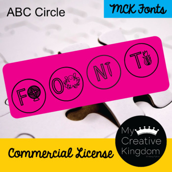 Preview of MCK ABC Circle • Commercial Use Font