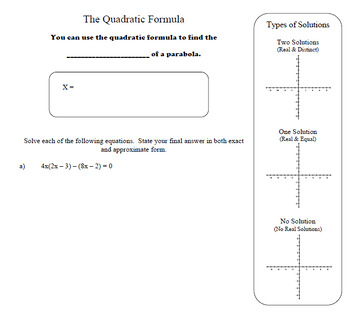 Preview of MCR3U Unit 2: Quadratics - Full Lessons (NEW 2023-2024)