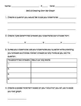 Preview of MD.3 Create Own Bar Graph