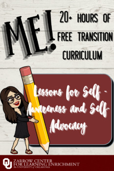 Preview of ME! Complete Curriculum for Teaching Self-Awareness and Self-Advocacy