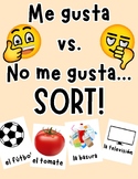 ME GUSTA vs NO ME GUSTA SORT! - Expressing Likes/Dislikes 