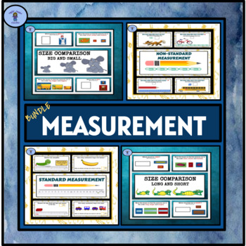 Preview of Measurement Bundle| Attributes| Interactive Google Slide Activity
