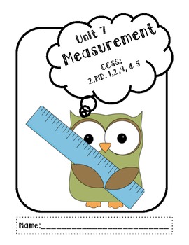 Preview of MEASUREMENT - Common Core Alligned - 2.MD