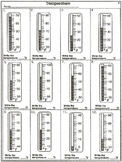 Measurement: Time and Temperature (40 worksheets and tests)
