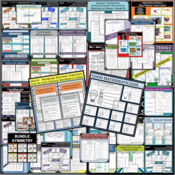 Preview of MEASUREMENT and GEOMETRY GROWING BUNDLE of Activities (PDF & GOOGLE SLIDES)