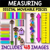 MEASURING BIRDHOUSES Digital Moveable Pieces Clip Art 48 Images