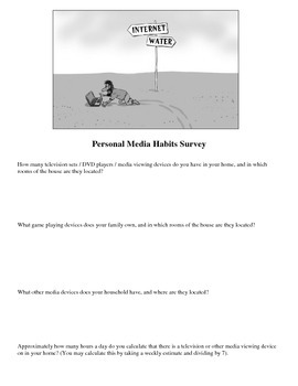 Preview of MEDIA HABITS SURVEY