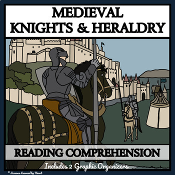 Preview of MEDIEVAL KNIGHTS & HERALDRY   Reading Passages & Comprehension Questions