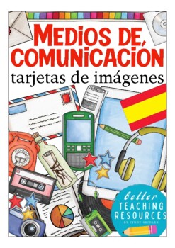 Preview of MEDIOS DE COMUNICACIÓN  flash cards - SPANISH / Español - the media