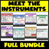 Preview of MEET THE INSTRUMENTS - 7 Activities + 4 Music Sub Plans for Non-Music Sub!