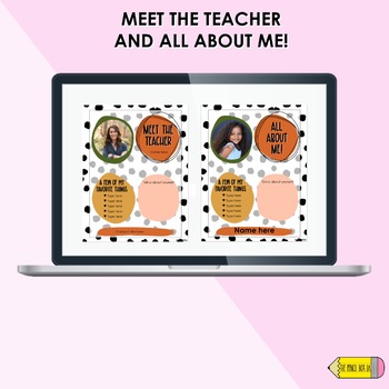 Preview of MEET THE TEACHER AND ALL ABOUT ME!