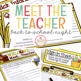 MEET THE TEACHER TEMPLATE EDITABLE BACK TO SCHOOL OPEN HOU
