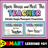 MEET the TEACHER Template Editable OPEN HOUSE Powerpoint G