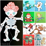 MEGA Articulated Paper Puppet BUNDLE - STEAM Projects for 