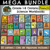 MEGA BUNDLE: All Grade 1-8 Ontario FRENCH SCIENCE Unit Workbooks