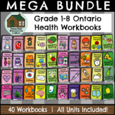 MEGA BUNDLE: All Grade 1-8 Ontario Health Workbooks