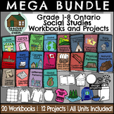 MEGA BUNDLE: All Grade 1-8 Ontario Social Studies Unit Workbooks