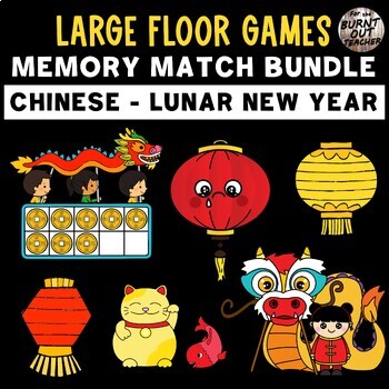 Preview of BUNDLE CHINESE LUNAR NEW YEAR GAMES COUNTING COLORS SHAPES SEL PREPOSITIONS