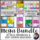 MEGA BUNDLE Cells Organelles Human Body Systems Activities