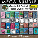 MEGA BUNDLE: Grade 1-8 Ontario FRENCH Social Studies Workb