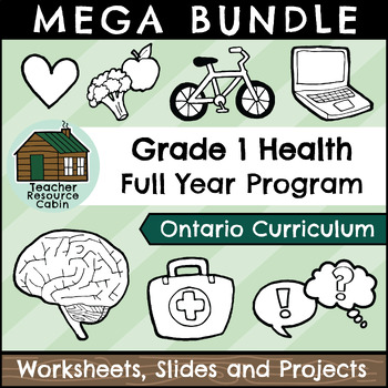 Preview of Grade 1 Ontario Health Mega Bundle (FULL YEAR)