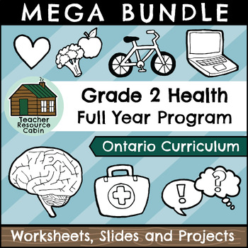Preview of MEGA BUNDLE: Grade 2 Ontario Health Full Units