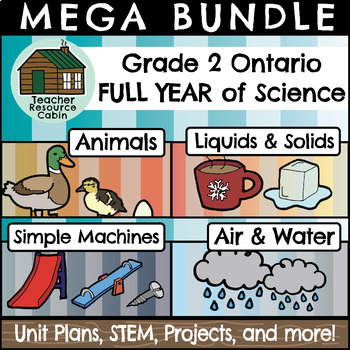 Preview of MEGA BUNDLE: Grade 2 Ontario Science Full Units