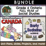MEGA BUNDLE: Grade 4 Ontario Social Studies Full Units