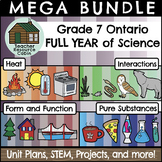Grade 7 Ontario Science Mega Bundle (FULL YEAR)
