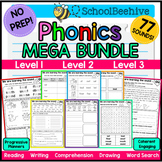 MEGA BUNDLE - Phonics and Reading Comprehension Worksheets