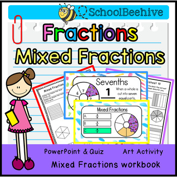 Preview of Mixed Fractions Learning Pack