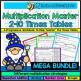 MEGA BUNDLE - Multiplication Master Worksheets Activities 