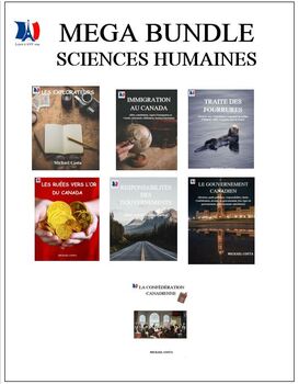Preview of MEGA BUNDLE Sciences humaines, French immersion, français