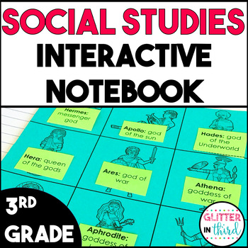 Preview of 3rd Grade Social Studies Interactive Notebook Bundle