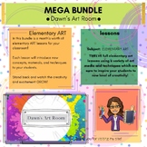 MEGA BUNDLE - Twelve Elementary ART lessons!