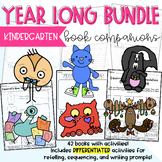 MEGA BUNDLE Year Long Kindergarten Book Companions Monthly
