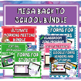 MEGA Back to School Bundle. forms, open house, class jobs,